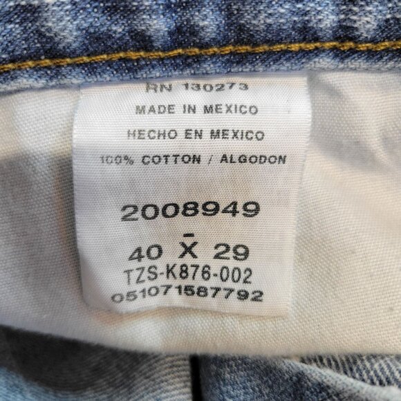 Lee Mens Regular Fit Jeans Size 40x29 Light Wash Denim - Picture 8 of 8